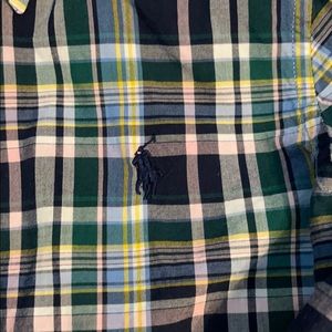 Boy polo long sleeve collar shirt 3t